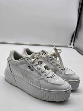 PUMA Shoes Youth 4 Carina 2.0 Lift Leather Platform Low Top Sneakers 388420-01